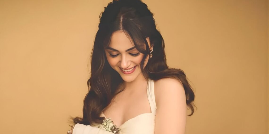 Aneet Padda Ivory Gauri & Nainika Saree Stunning Minimalist Details