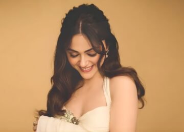 Aneet Padda Ivory Gauri & Nainika Saree Stunning Minimalist Details