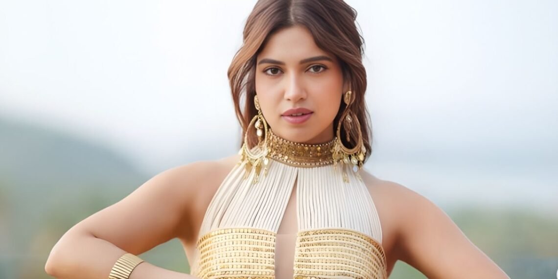 Bhumi Pednekar Redefines Destination Wedding Glam In Surily G’s Metallic Lehenga