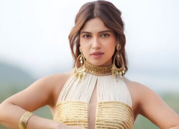Bhumi Pednekar Redefines Destination Wedding Glam In Surily G’s Metallic Lehenga
