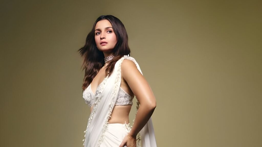 Alia Bhatt Sets New Saree Goals in Custom Gaurav Gupta with Mogra Tassels