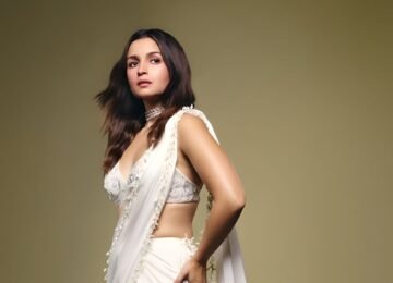 Alia Bhatt Sets New Saree Goals in Custom Gaurav Gupta with Mogra Tassels