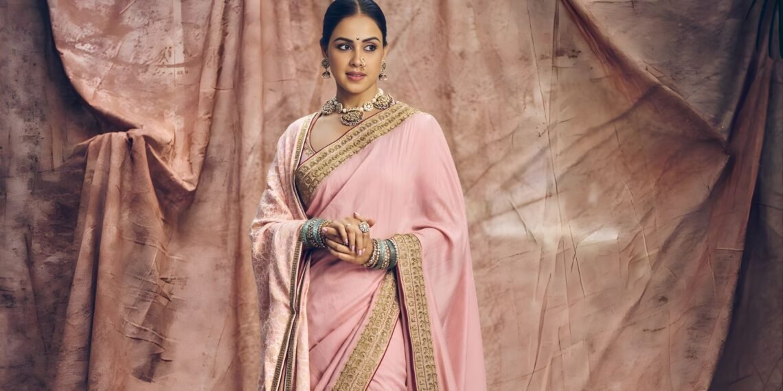 Genelia Deshmukh Elevates Raja Shivaji Promotions in Aprajita Toor Heels