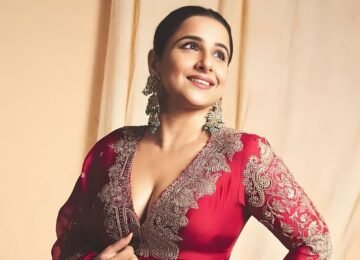 Vidya Balan Red Look — Regal Anarkali Moment Steals Spotlight