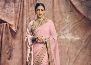 Genelia Deshmukh Elevates Raja Shivaji Promotions in Aprajita Toor Heels