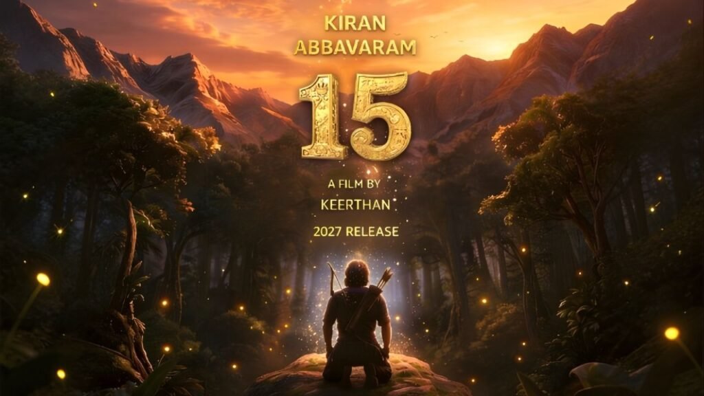 Kiran Abbavaram 15 Begins Its Epic Journey With a Powerful First Look