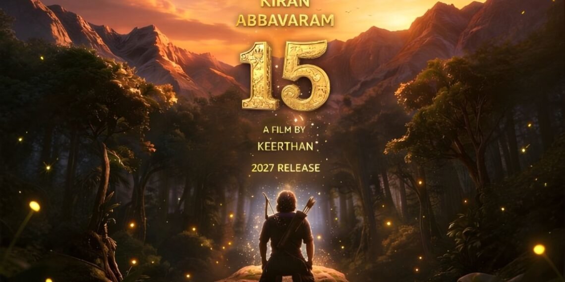Kiran Abbavaram 15 Begins Its Epic Journey With a Powerful First Look