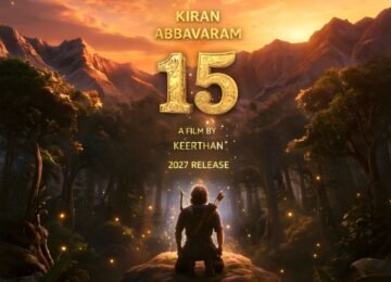 Kiran Abbavaram 15 Begins Its Epic Journey With a Powerful First Look