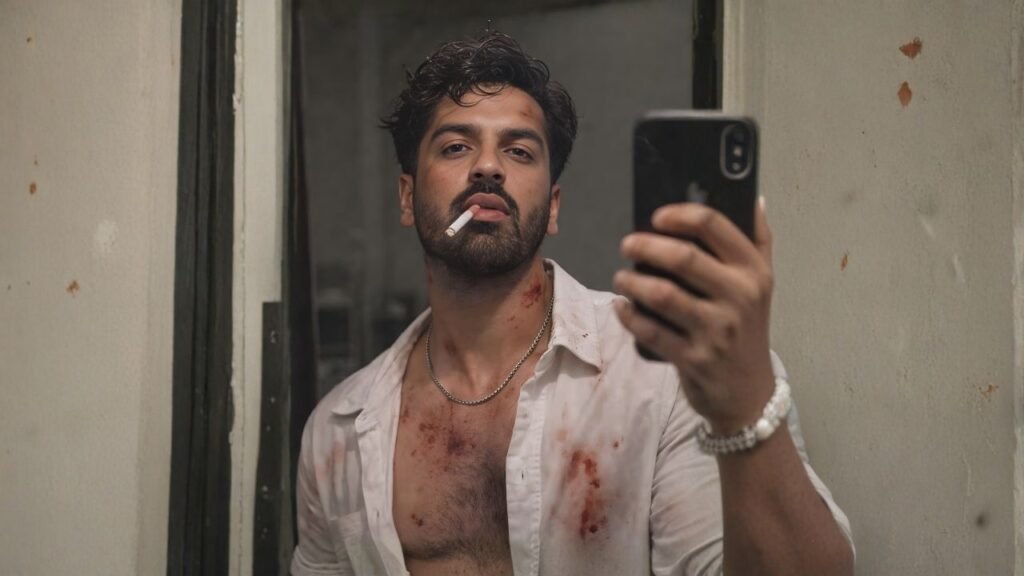 Rohan Ganotra’s Mysterious Look Sparks Buzz, Nasha Teaser or AI Trick?