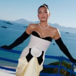 Jacqueliene Fernandez Serves Regal Cannes Fashion Moment In Sculpted Richard Quinn Gown