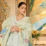 Sonam Kapoor Stuns In Custom Anamika Khanna For Son’s Naming Ceremony