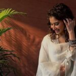 Sara Arjun Brings Timeless Indian Elegance to Life in a Stunning Chanderi Silk Anarkali