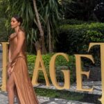 Ananya Panday Turns Monaco Into Her Runway In A Sculpted Gold Masterpiece By Gaurav Gupta