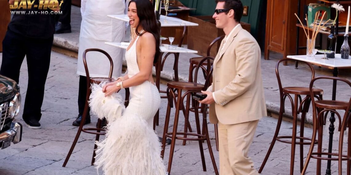 Dua Lipa and Callum Turner’s Sicily Wedding Weekend Is Underway — And Her First Look Already Has Everyone Talking