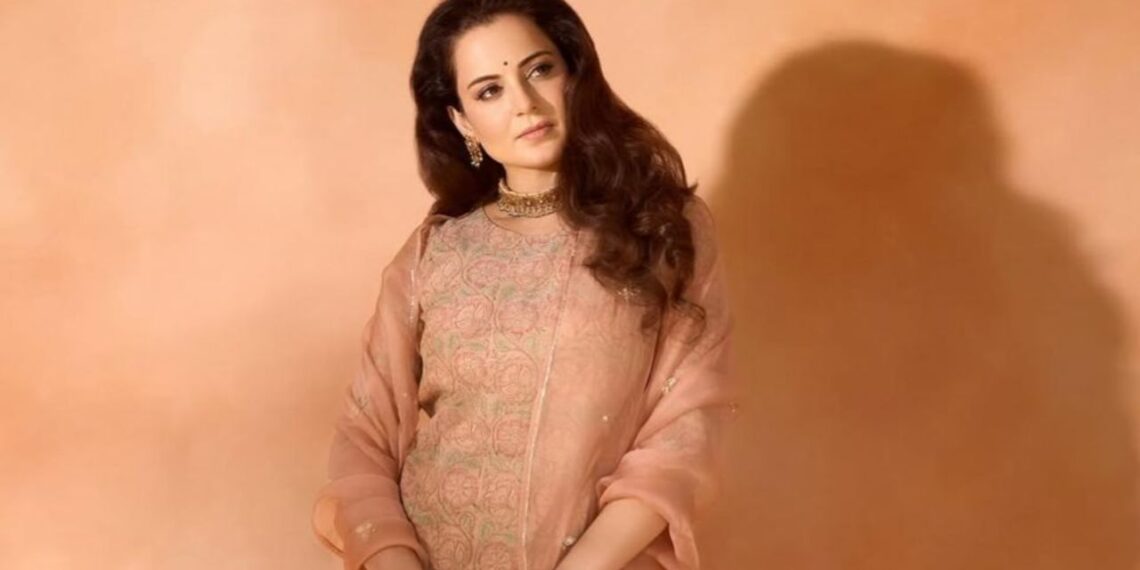 Kangana Ranaut’s Breezy Peach-Pink Sharara Is Summer Dressing Done Right