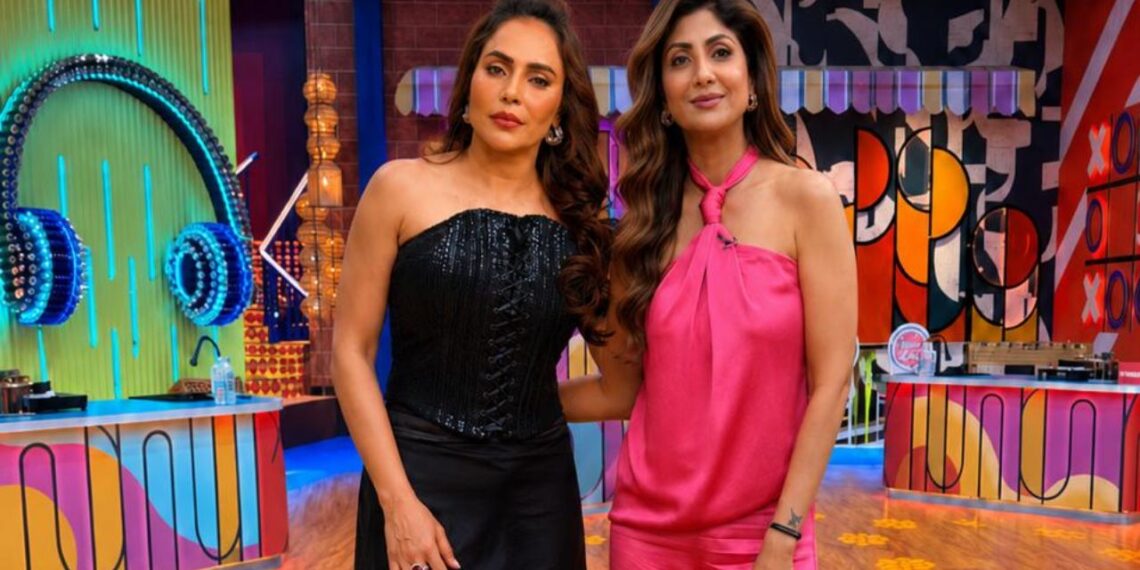 Nikita Rawal Makes a Power-Packed Entry Alongside Shilpa Shetty in ‘Maa Hai Naa