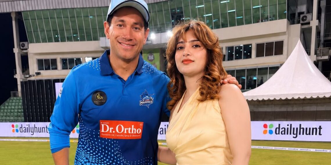 Sana Raees Khan attended the Big Cricket League Season 2 opening ceremony