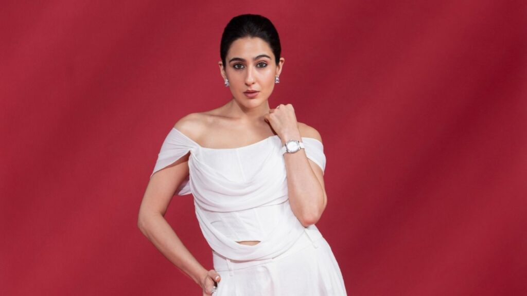 Sara Ali Khan Brings Effortless Summer Glam in Chic White Co-Ord Set for Pati Patni Aur Woh Do Promotion