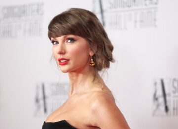 Taylor Swift Makes History at Songwriters Hall of Fame in a Stunning Floral Givenchy Gown