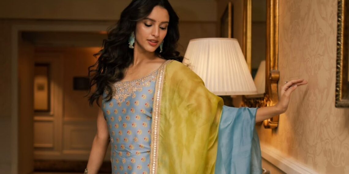 Triptii Dimri Adds a Stylish Twist to Movie Promotions in Fizzy Goblet’s Rose Ivory Footwear