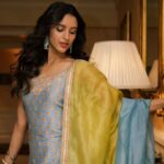 Triptii Dimri Adds a Stylish Twist to Movie Promotions in Fizzy Goblet’s Rose Ivory Footwear