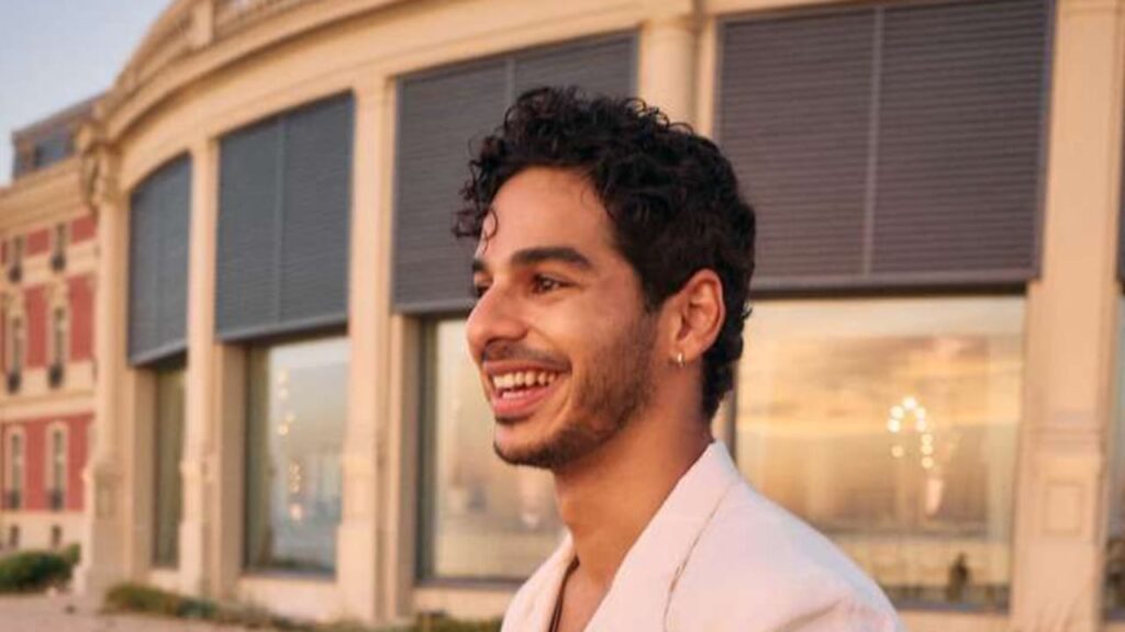 Ishaan Khatter in AK|OK Anamika Khanna for Biarritz Film Festival