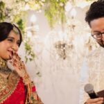 What Makes Akansha Ranjan's Custom Arpita Mehta Wedding Saree a Modern Heirloom?