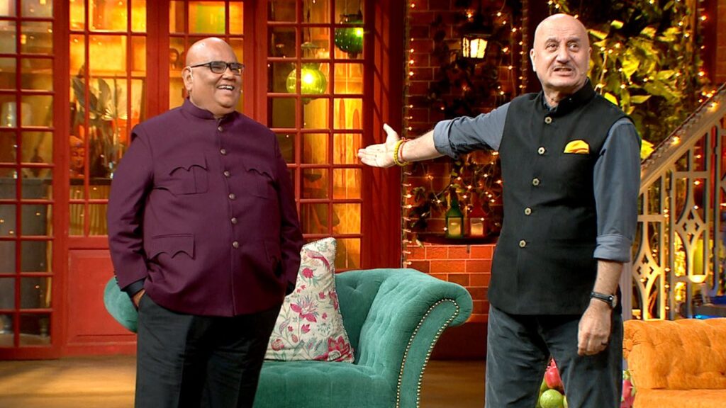 Anupam Kher Gets Emotional Remembering Satish Kaushik; Shares Heartfelt Throwback With Kapil Sharma