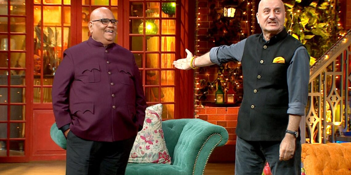 Anupam Kher Gets Emotional Remembering Satish Kaushik; Shares Heartfelt Throwback With Kapil Sharma