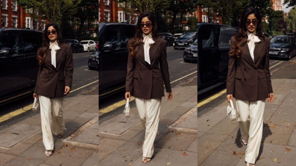 Janhvi Kapoor Serves Quiet Luxury in Ralph Lauren at India vs England ODI