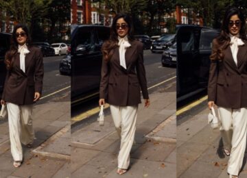 Janhvi Kapoor Serves Quiet Luxury in Ralph Lauren at India vs England ODI