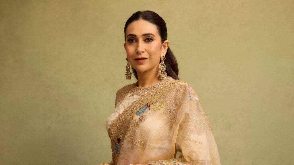 Karisma Kapoor's Stunning Wedding Look in Anamika Khanna Saree Is Pure Royal Elegance — Fans Can't Stop Admiring It