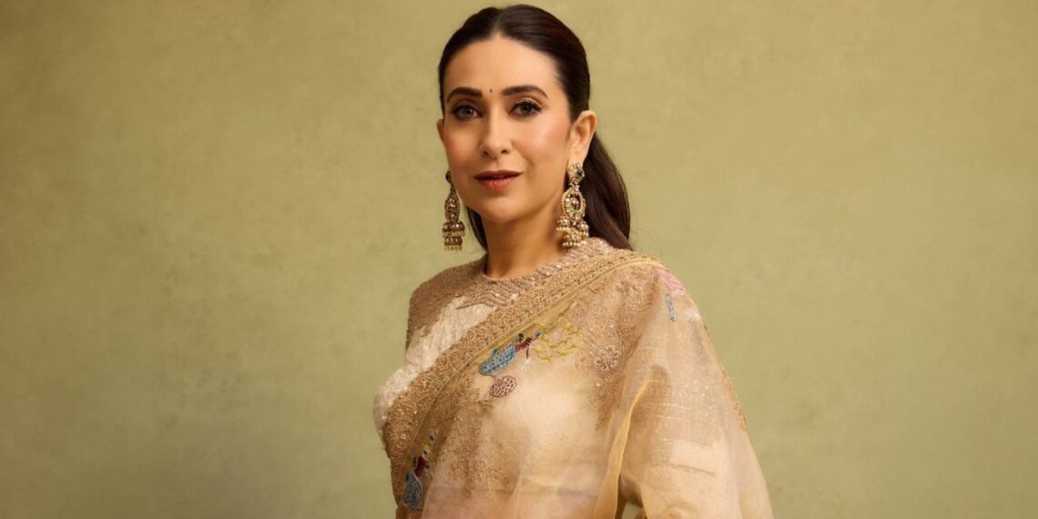 Karisma Kapoor's Stunning Wedding Look in Anamika Khanna Saree Is Pure Royal Elegance — Fans Can't Stop Admiring It