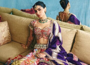 Khushi Kapoor Stuns in a Show-Stopping Anamika Khanna Lehenga That's Every Wedding Guest's Dream Look