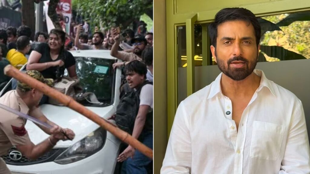 Sonu Sood Reacts to Police Action During Delhi Student Protest: 'The Future of Our Country Deserves a Hug, Not a Lathi'