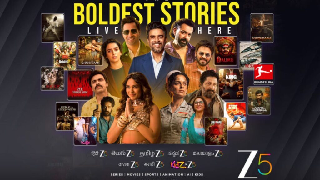 ZEE5 Unveils Biggest Multilingual Slate Ever Across Seven Languages; Varun Dhawan, Kangana Ranaut, Bobby Deol Lead Massive Line-Up