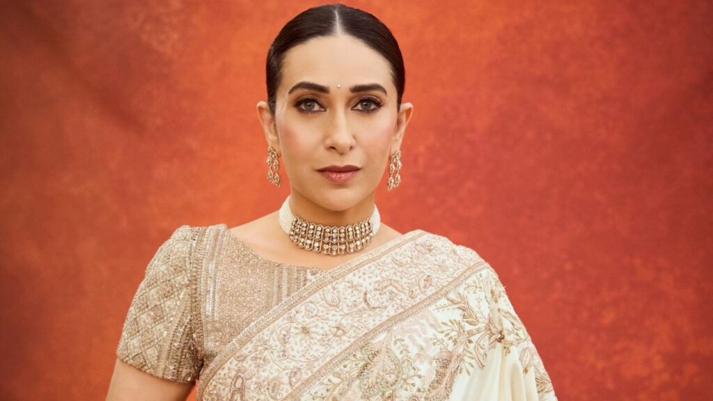 Karisma Kapoor Stuns in Anamika Khanna at Revati Sule’s Wedding—Her Regal Look Is Pure Perfection