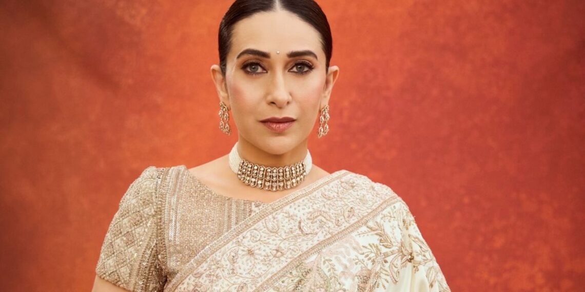 Karisma Kapoor Stuns in Anamika Khanna at Revati Sule’s Wedding—Her Regal Look Is Pure Perfection