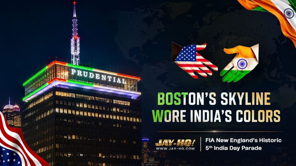 The Night Boston’s Skyline Wore India’s Colors