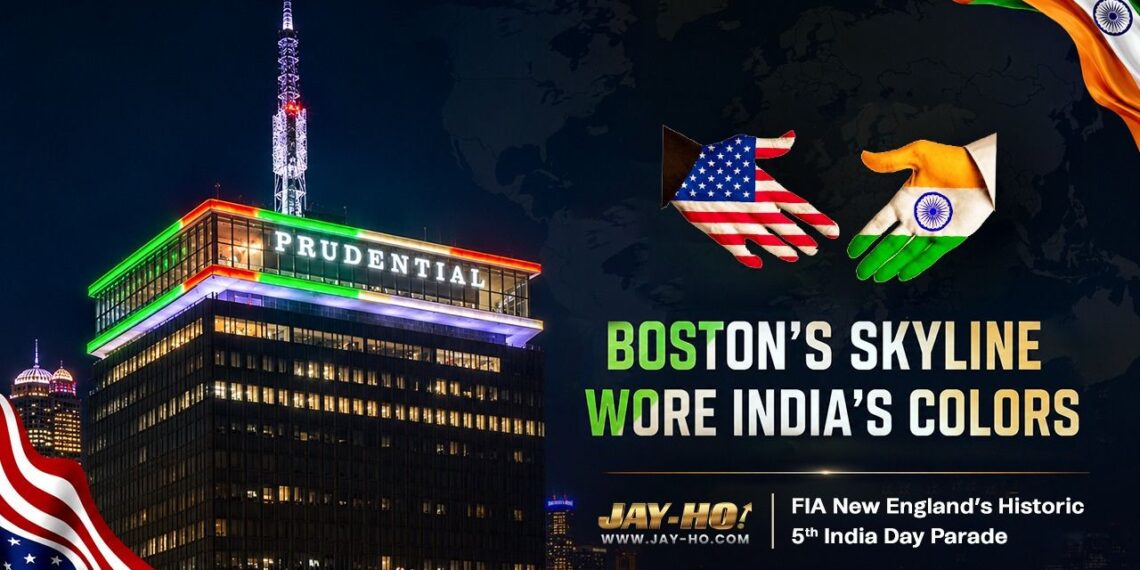 The Night Boston’s Skyline Wore India’s Colors