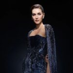 Kriti Sanon Stuns in Gaurav Gupta’s Midnight-Blue Gown With 5,500 Crystals
