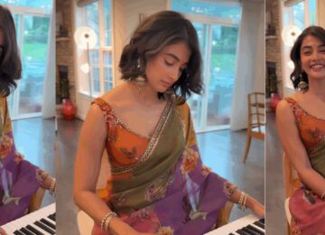 Pooja Hegde's ₹35,000 Floral Saree Is The Prettiest Festive Look You'll See This Season