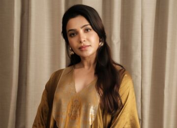 Samantha Ruth Prabhu Makes A Style Statement In Payal Khandwala’s Elegant Golden Ensemble