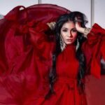 Tanishaa Mukerji Turns Heads in Fiery Red Look; Actress Exudes Boldness and Elegance