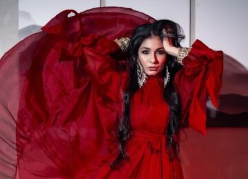 Tanishaa Mukerji Turns Heads in Fiery Red Look; Actress Exudes Boldness and Elegance
