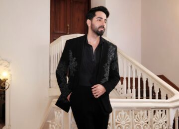 Ayushmann Khurrana Makes A Style Statement In Rohit Gandhi + Rahul Khanna Tuxedo For ‘Yeh Prem Mol Liya’ Promotions