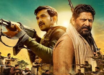 Ghamasaan movie review featuring Arshad Warsi and Pratik Gandhi