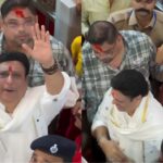 Govinda at Lalbaugcha Raja With Komal Rani Swarnkar Hours After Sunita Ahuja's Visit