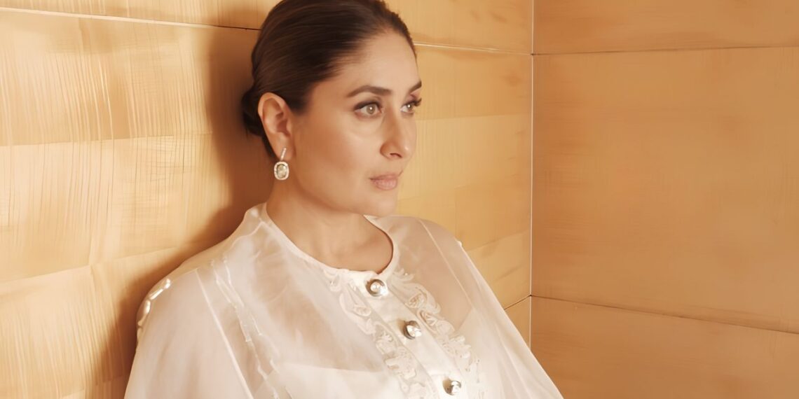 Kareena Kapoor Khan Turns Heads In Anamika Khanna’s Ivory Chikankari Look For Daayra Promotions; Rhea Kapoor Styles The Elegant Ensemble