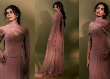 Khushi Kapoor Looks Like a Fairy Princess in Dreamy Pink Manish Malhotra Corset Gown